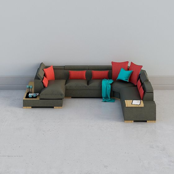 Urban Comfort Sofa 3D model