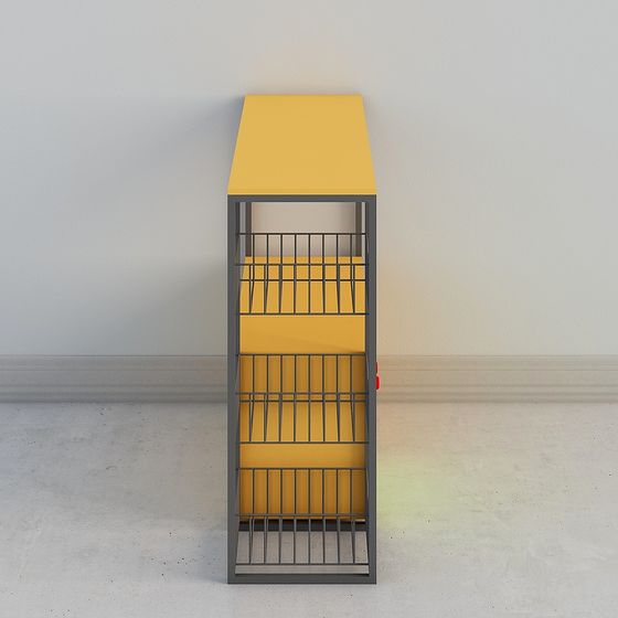 Urban Bookshelf 3D model