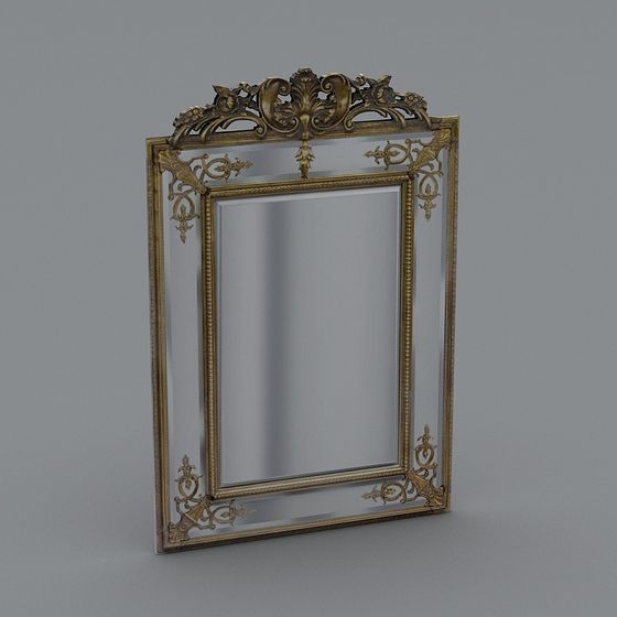 Vintage Decorative Frame 3D model
