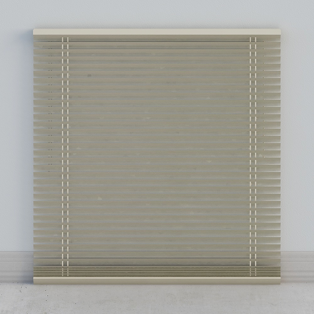Low Poly Shutter 3D model for Modern Interiors