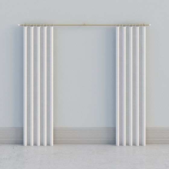 Modern Vertical Blinds 3D model