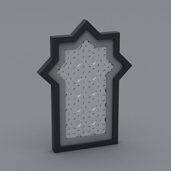 Arabesque Frame 3D model