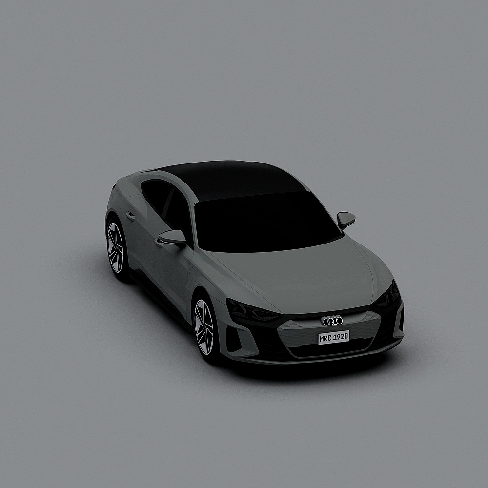 Modern Audi Sports Car 3D model