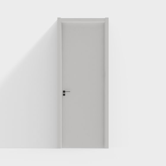 Elegant Minimalist Door 3D model