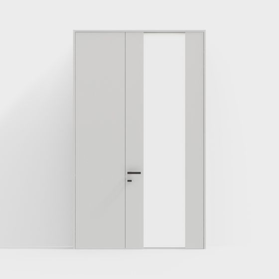 Minimalist Door 3D model for Modern Interiors