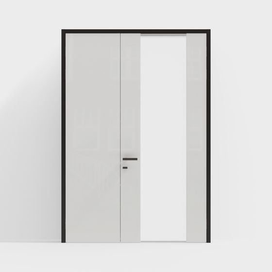 Minimalist Door 3D model for Creative Projects