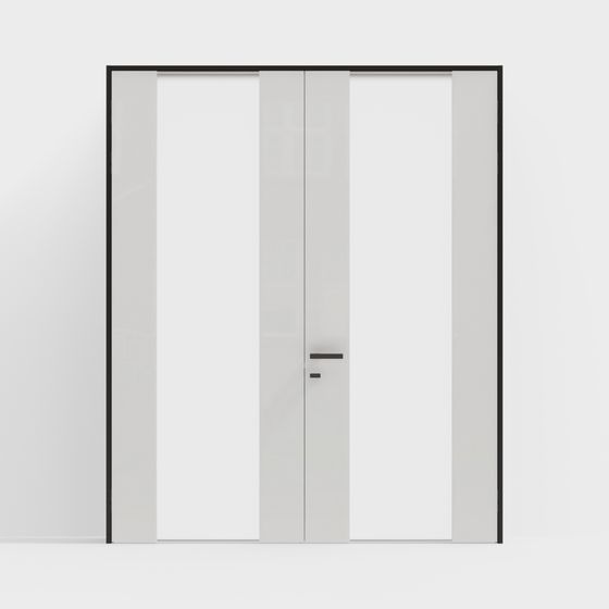 Minimalist Door 3D model