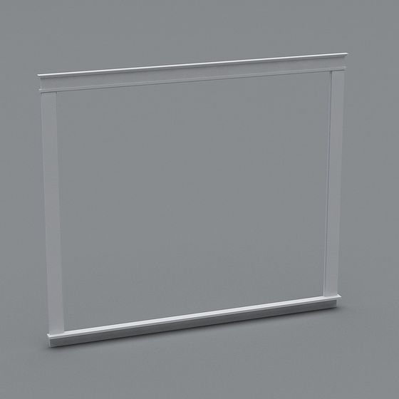 Elegant Minimalist Wall Panel 3D model