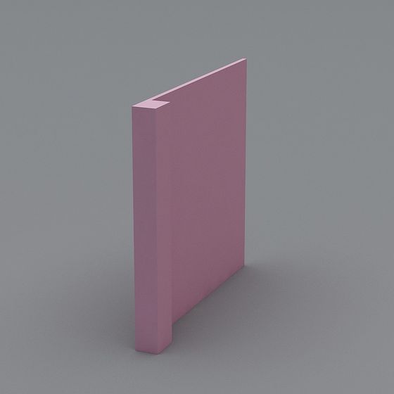 Minimalist Corner Shelf 3D model