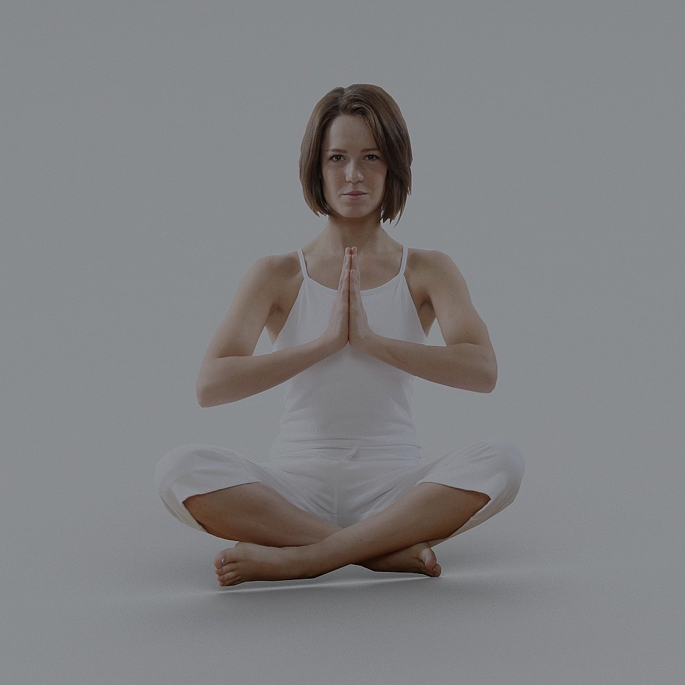 Yoga Meditator 3D model for Peaceful Environments