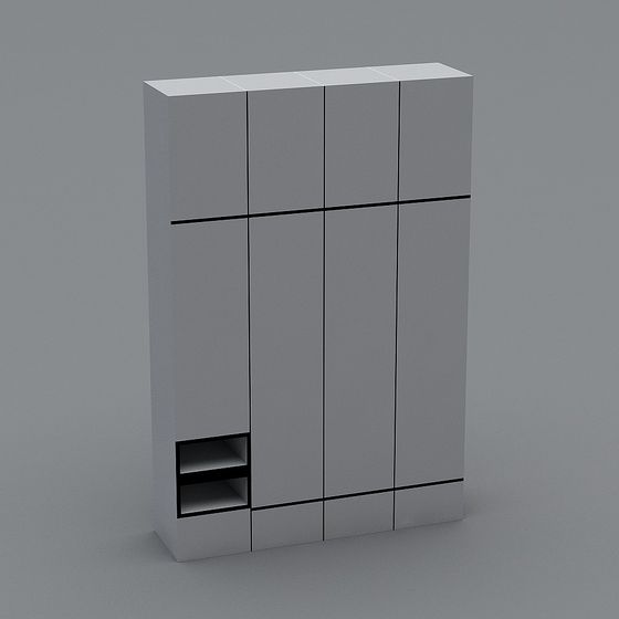 Urban Window Cabinet 3D model