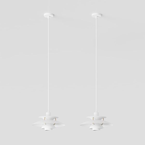 Petal Chandelier 3D model