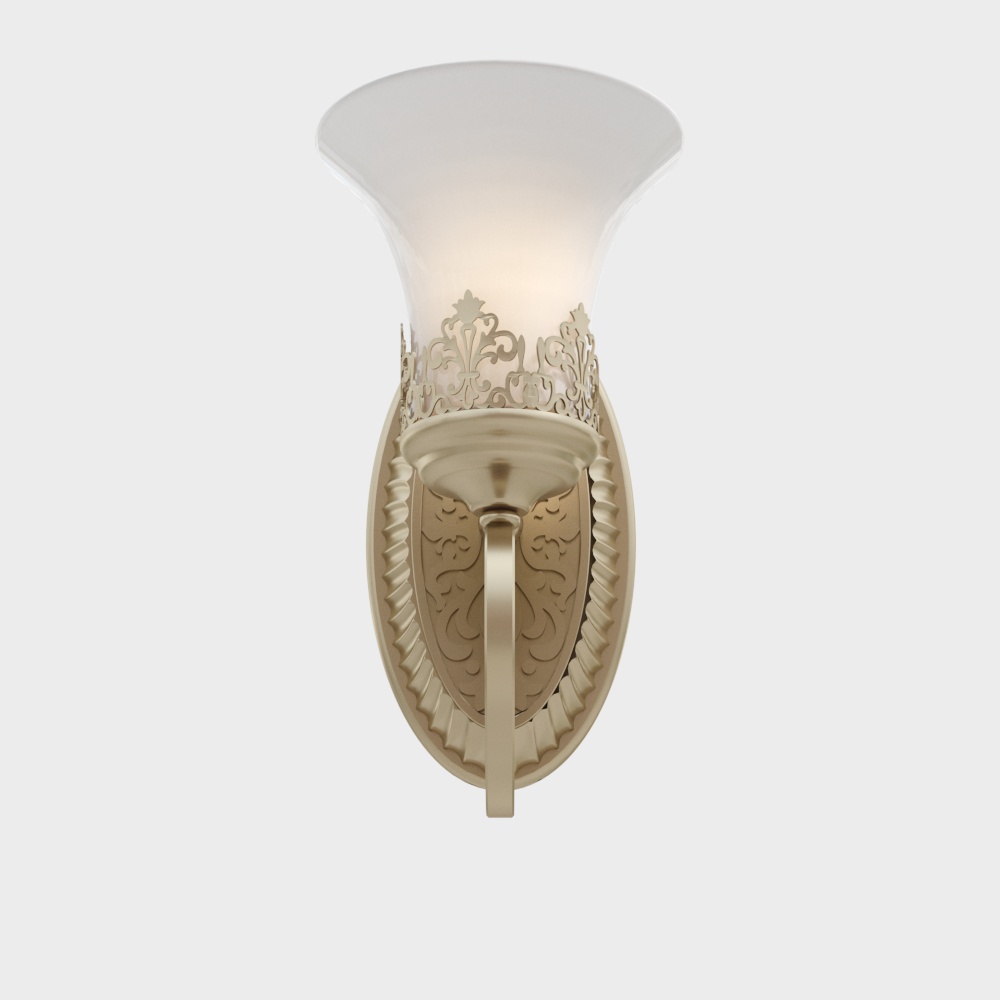 Elegant Low-Poly Wall Sconce – Classic Gold Finish
