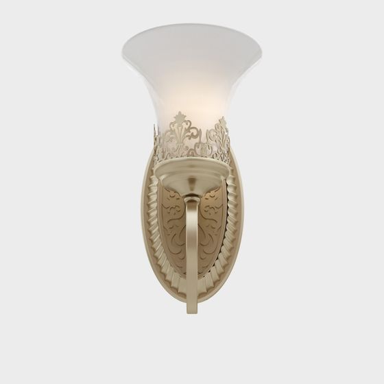 French Wall Lamp 3D Model in Brown