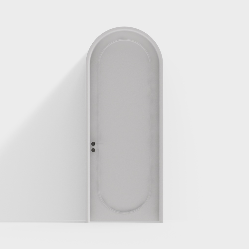 Elegant Arch Door 3D model for Creative Projects