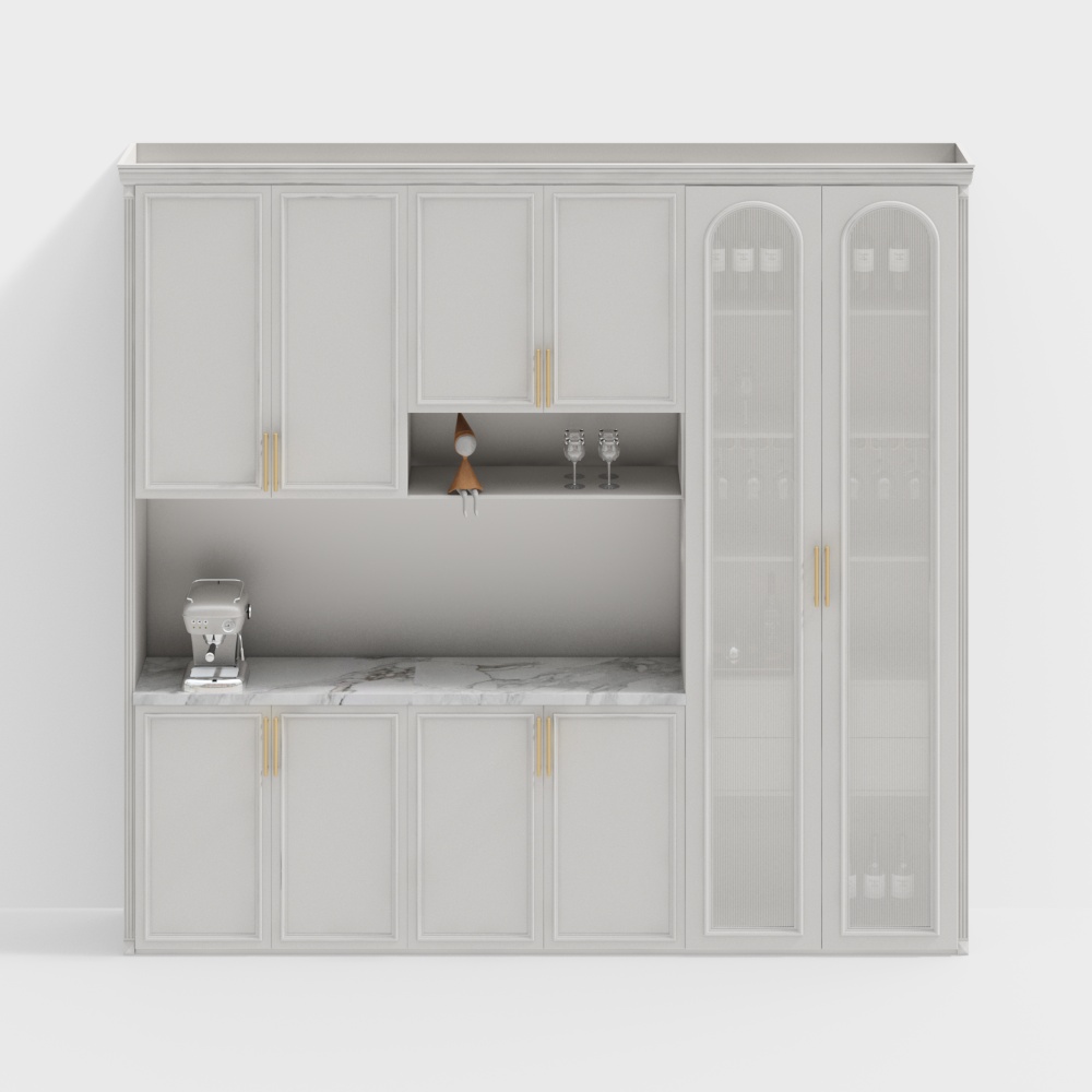 French style wine cabinet