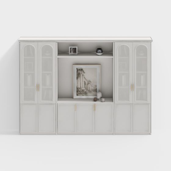 ชั้นวางหนังสือสไตล์ฝรั่งเศส