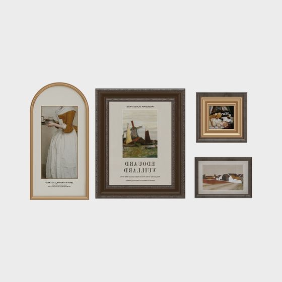 Vintage Art Frame 3D model