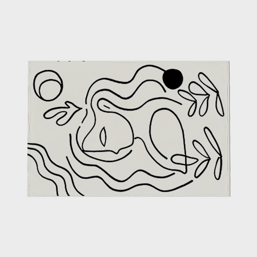 Abstract Line Art 3D Model
