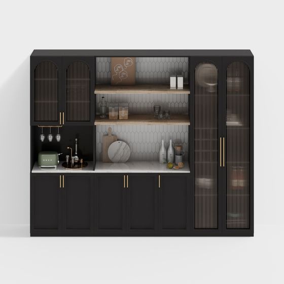 Urban Wine Cabinet 3D model