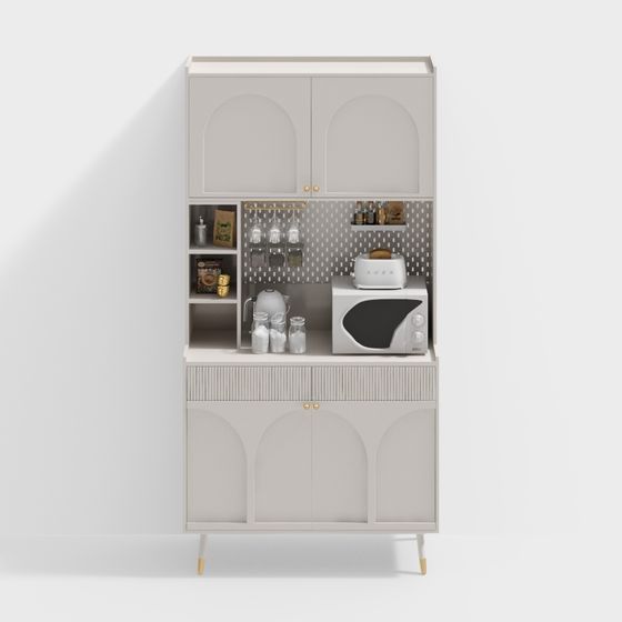 Gray French Style Sideboard for Memberships