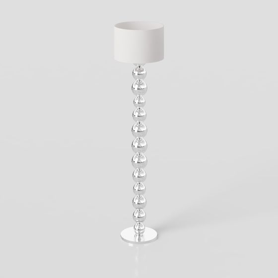 Chain Bead Floor Lamp 3D model