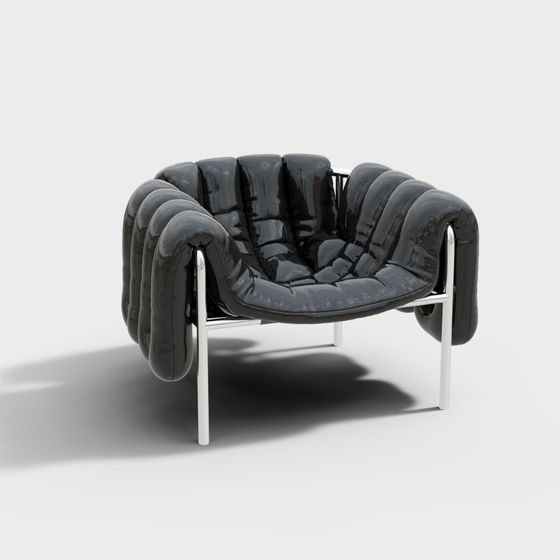 Sleek Streamlined Chair 3D model