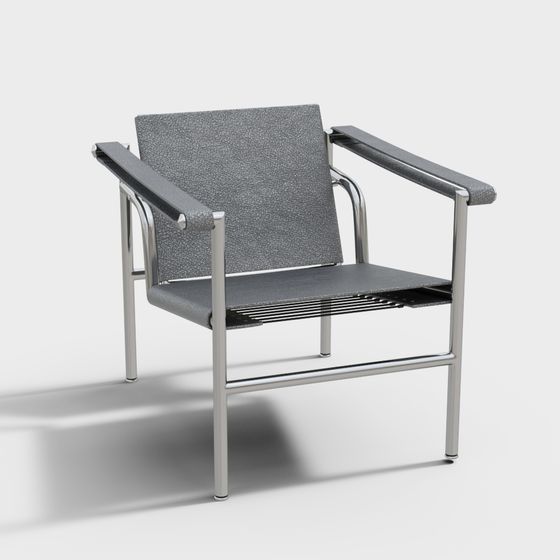 Le Corbusier LC1 Chair 3D model