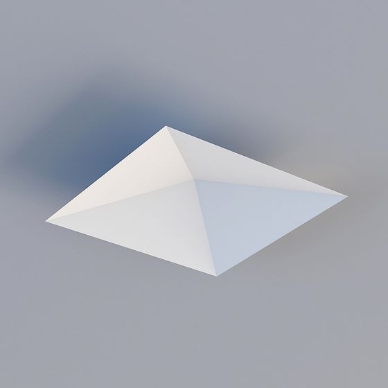 Modern Minimalist Pyramid 3D model