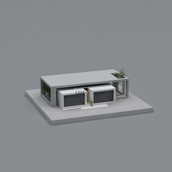 Lava Cafe & Restaurant 3D model