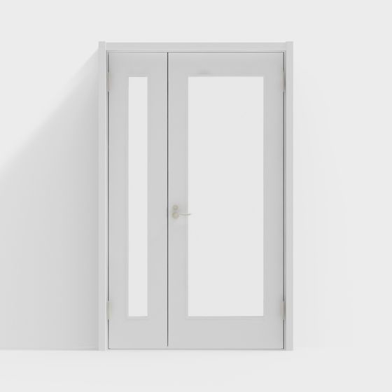 Minimalist Door 3D model for Creative Spaces