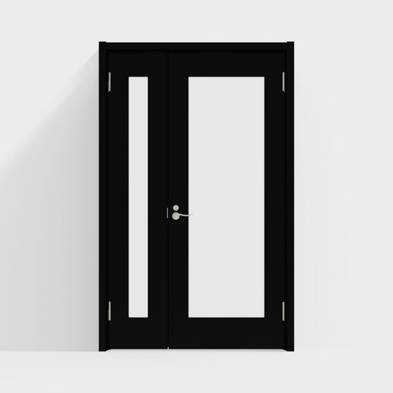 Modern Low-Poly City Window 3D model