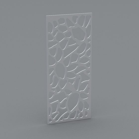 Low Poly Rock Screen 3D model