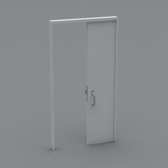 Minimalist Modern 3D Door Model