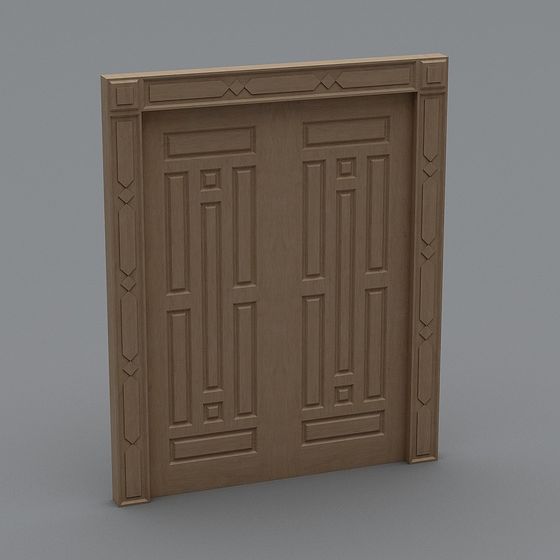 Vintage Aesthetic Door 3D Model