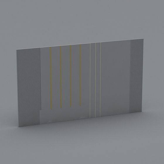 City Window 3D model in Low Poly Style