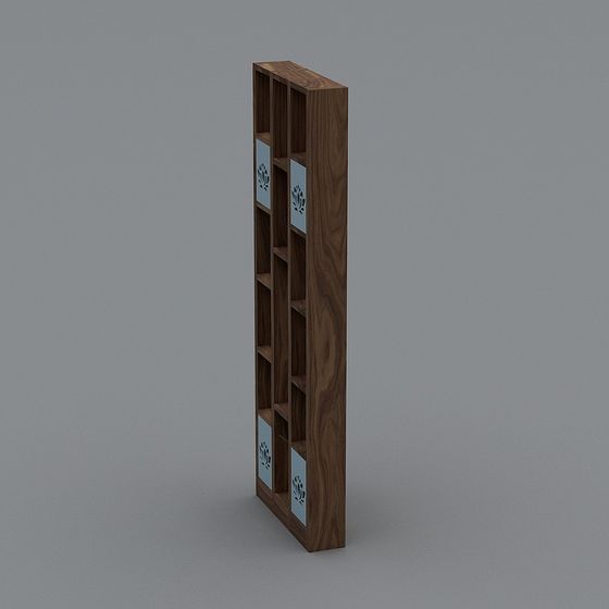 Lotus Shelf 3D model for Modern Interior Design