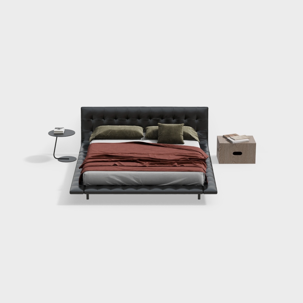 Modern Double Bed Set