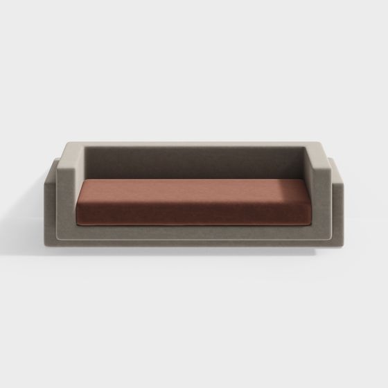 Modern Minimalist Sofa 3D model