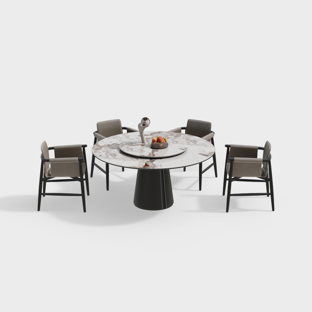 Modern Dining Table and Chair Set