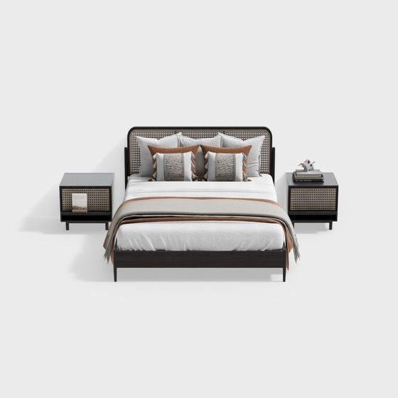 Urban Retreat Bed 3D model