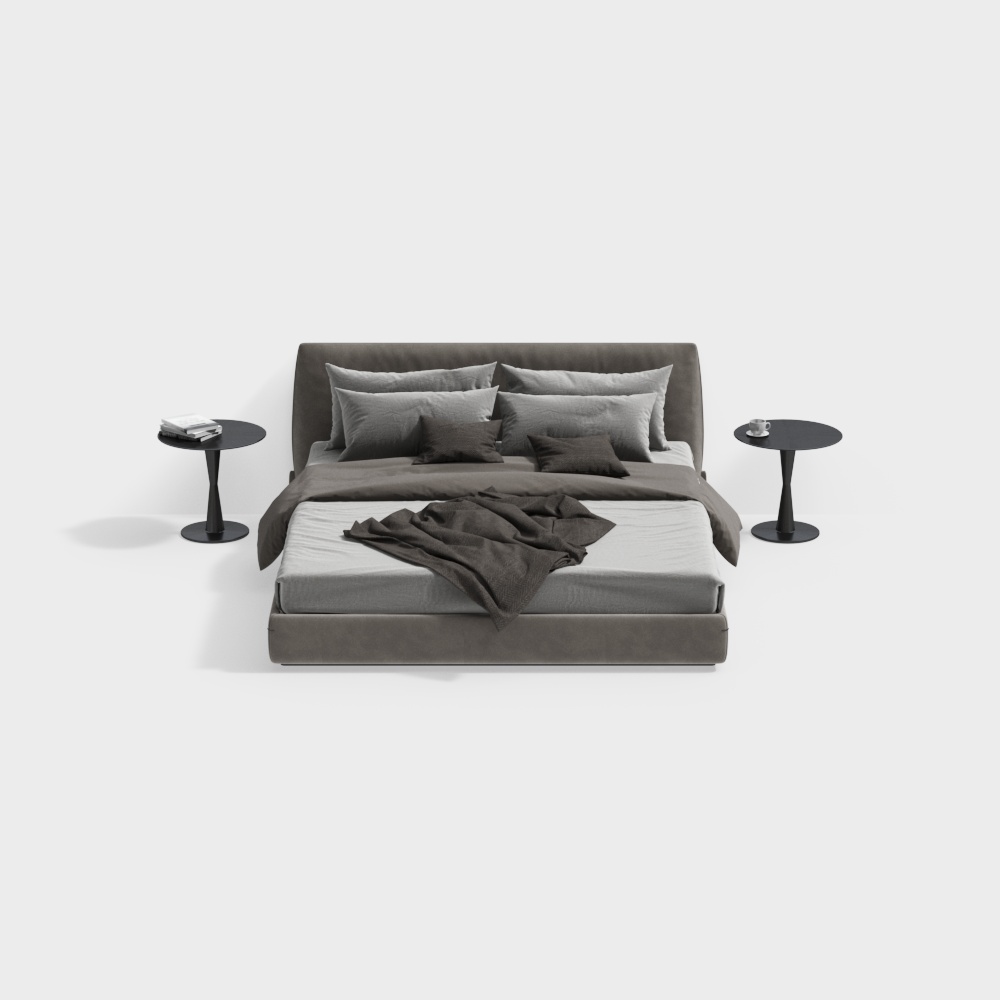 Minotti Modern Bed Set