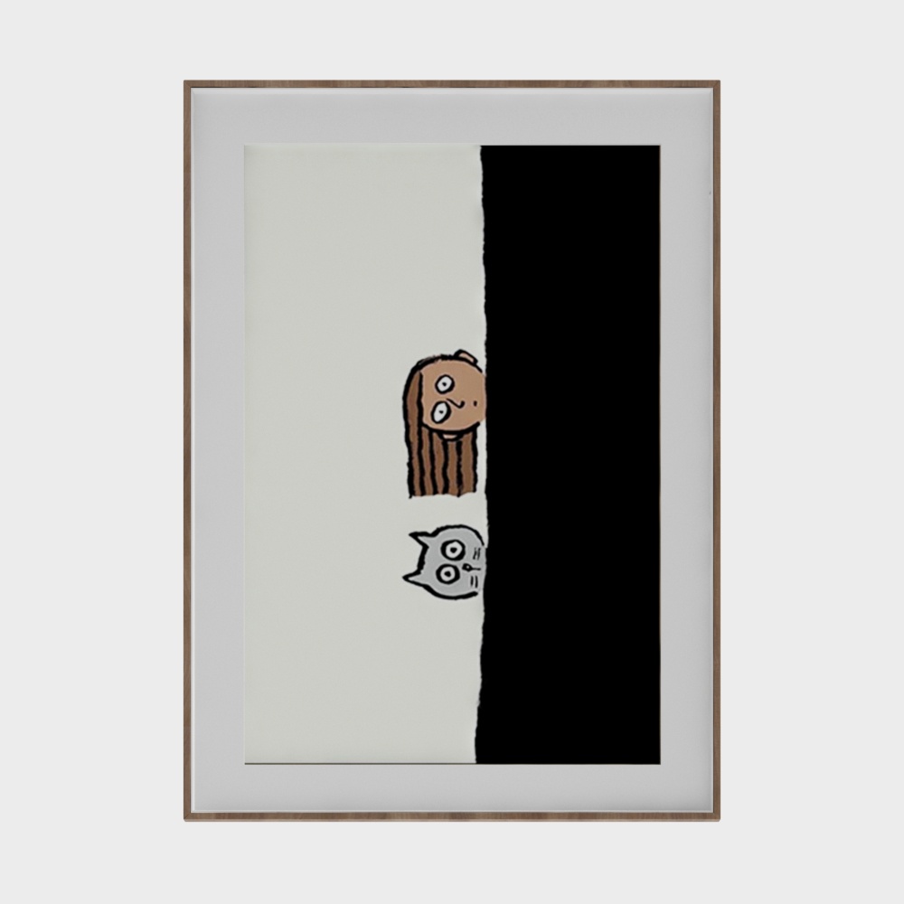 The Peeker Low-Poly 3D Model