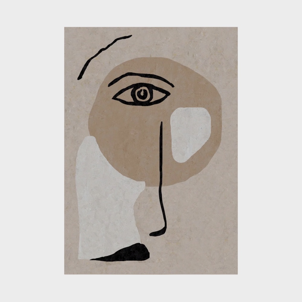 Abstract Face 3D model for Designers and Developers