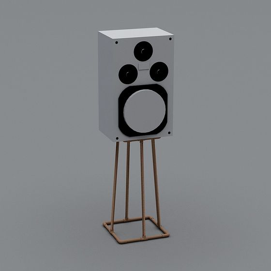 Stylish Urban Sound Box 3D model
