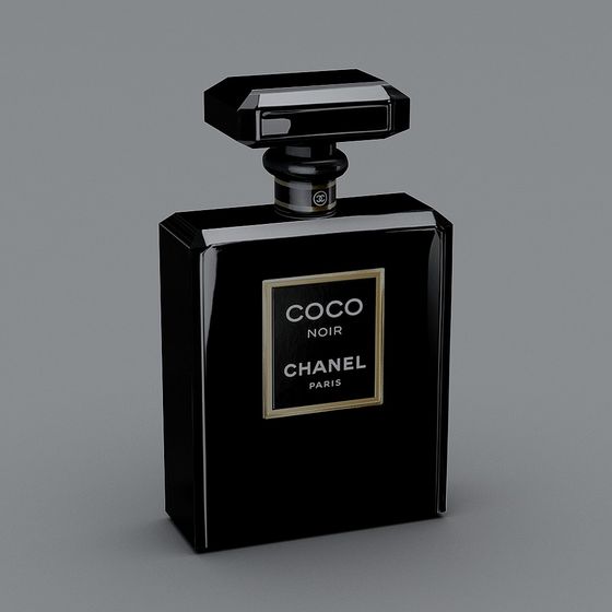 Chanel Coco Noir Perfume Bottle 3D model