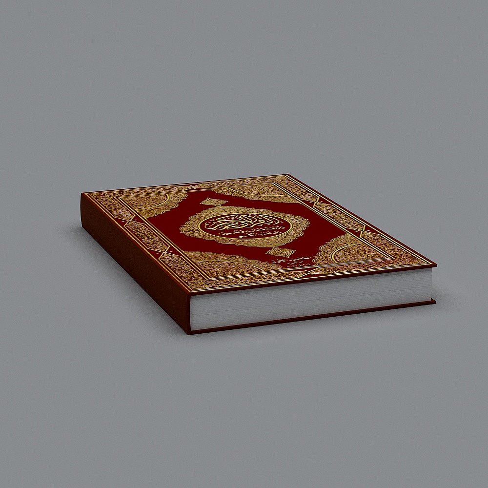 Ancient Book Cover 3D model