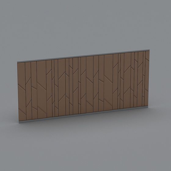 Unique Geometric Wall Panel 3D model Design
