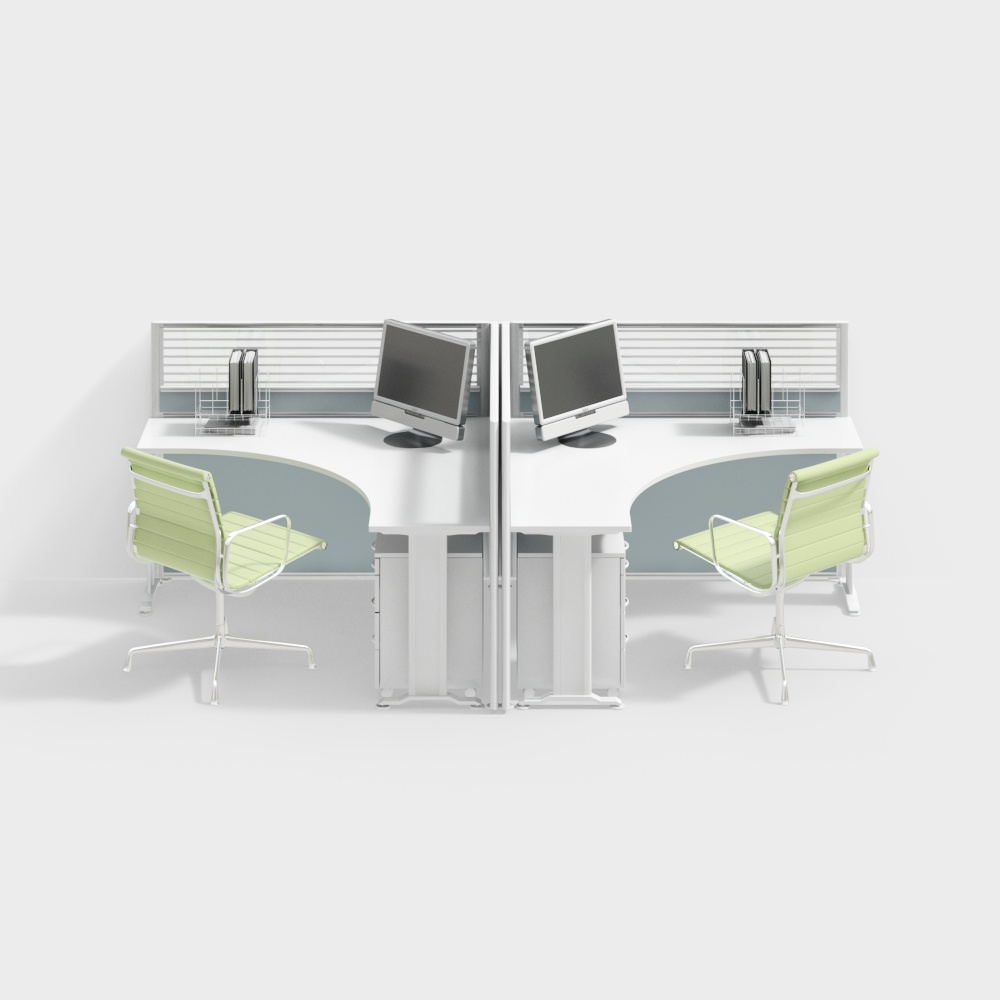Modern office desk and chair