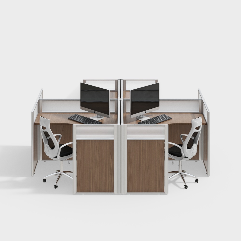 Moderne Bürotisch- und Stuhl-Kombination